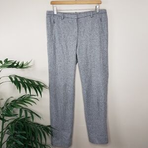 Worth | Gray Tweed Lined Wool Blend Pants